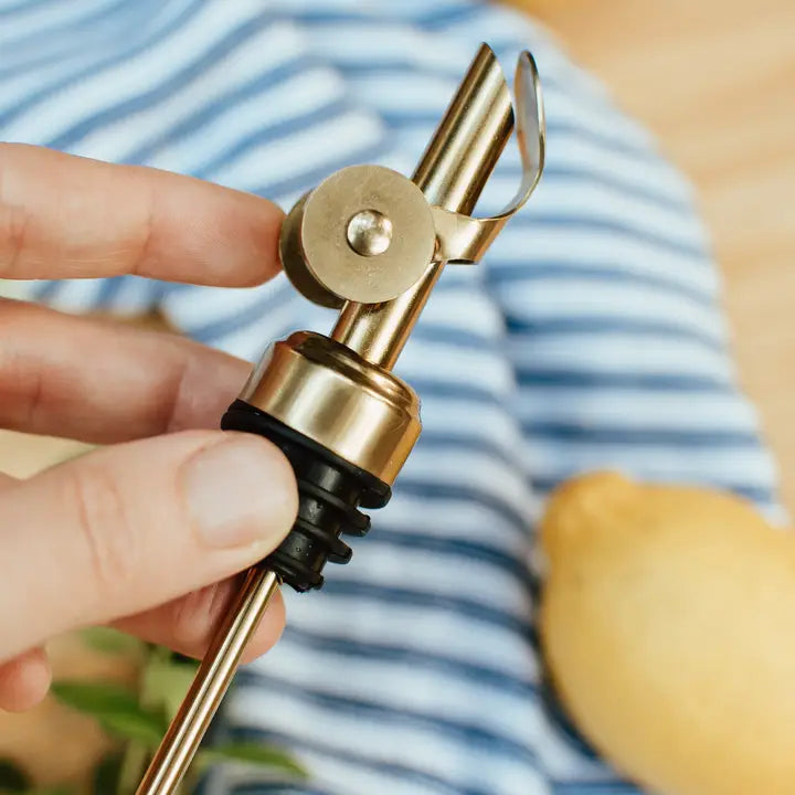 Self Closing Pour Spout - Gold