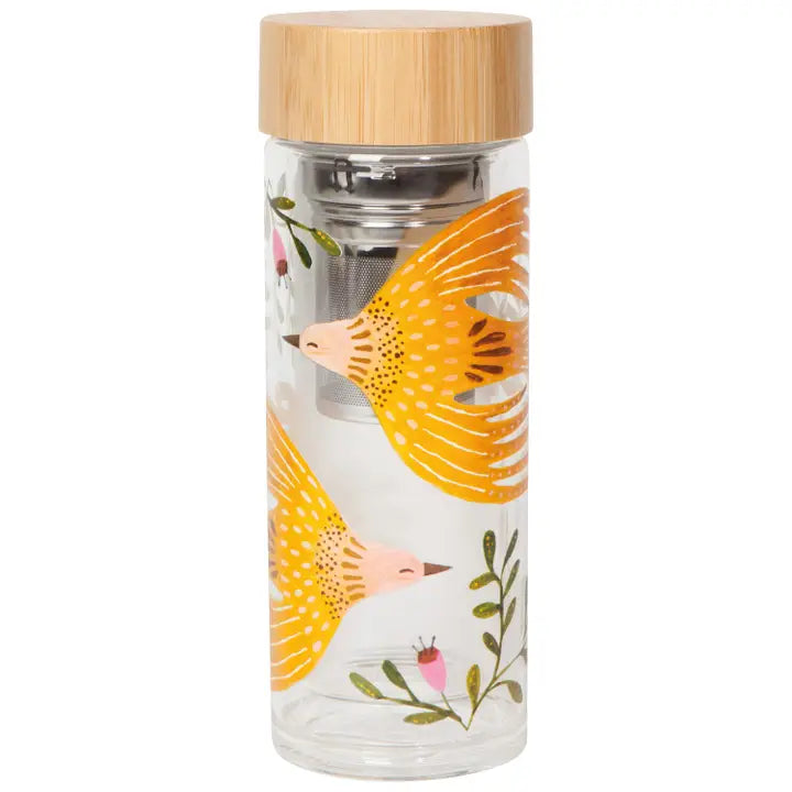 Glass Tea Infuser - Birds