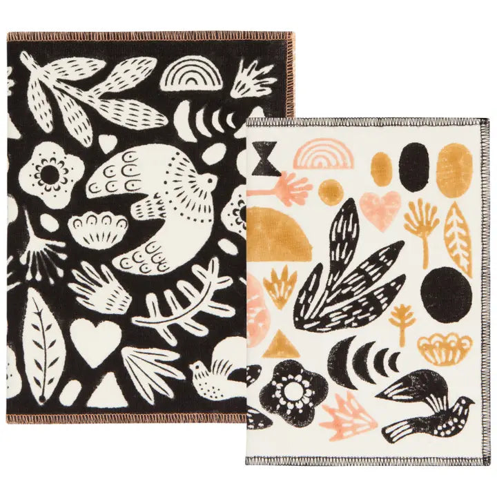 Block Print Notebooks Set of 2 - Myth