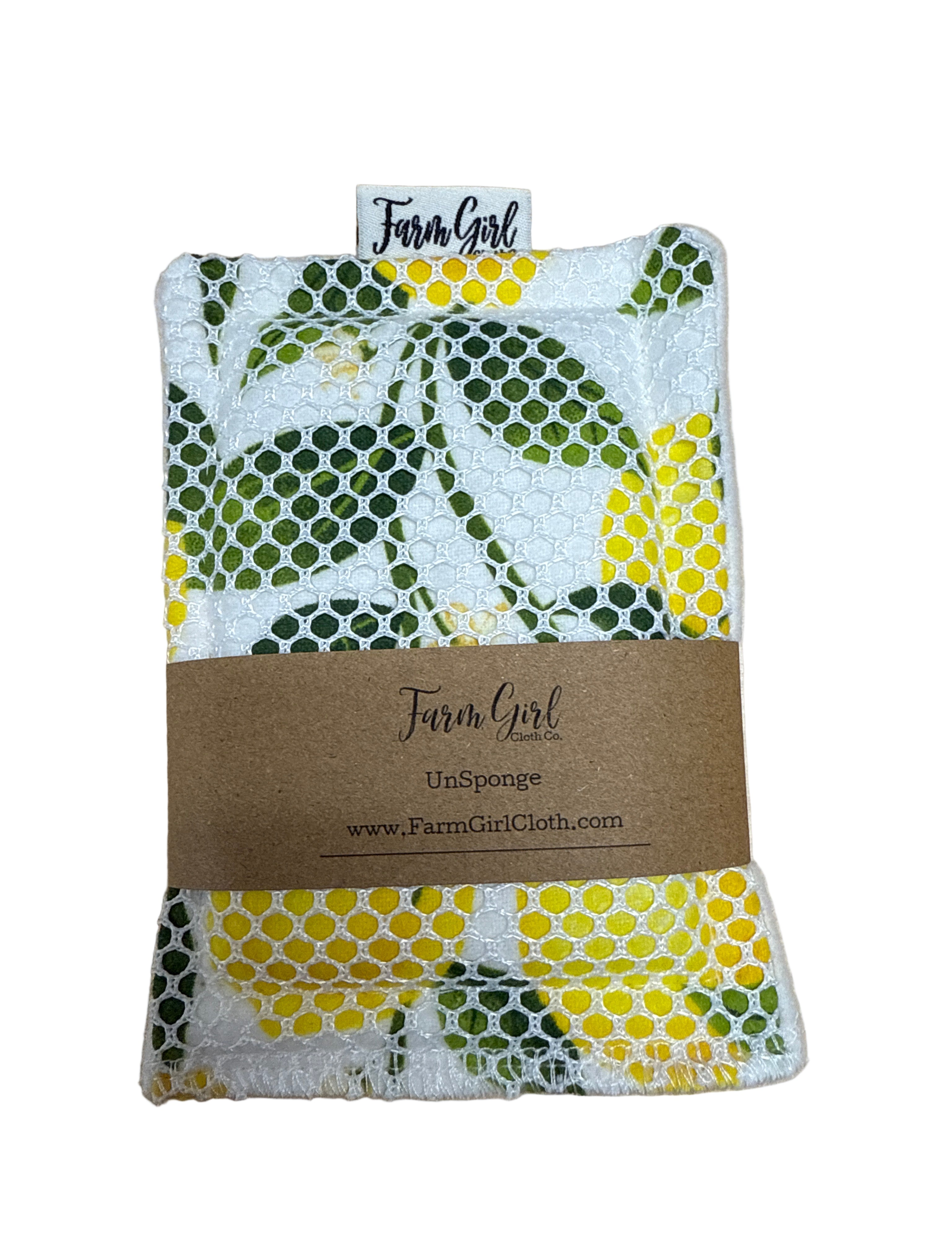 Washable and Reusable Sponges with Hemp Fleece