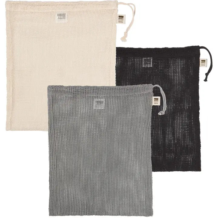 Cotton Mesh Produce Bag Set - Cloud