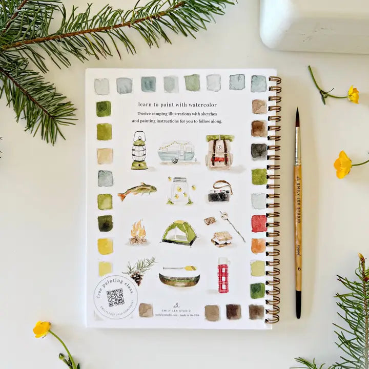 Watercolor Workbook - Camping