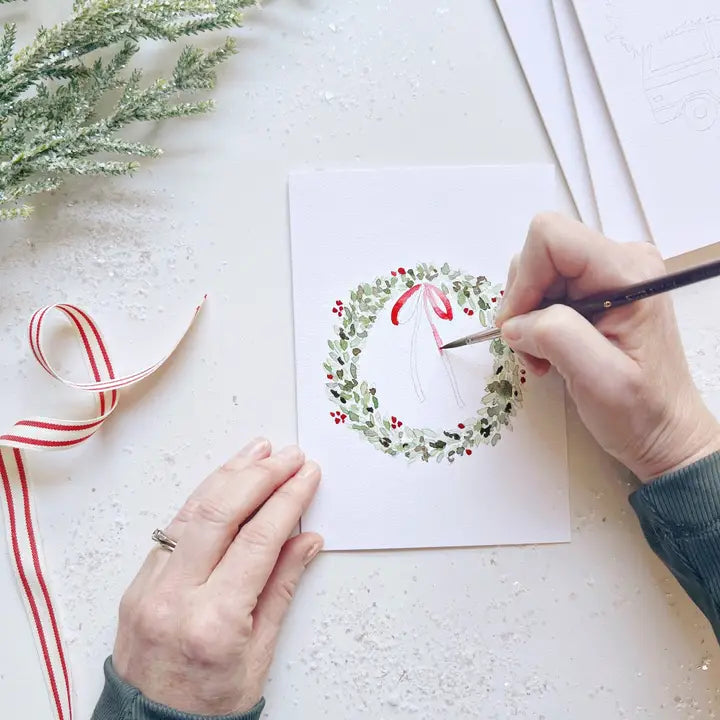 Paintable Notecard - Christmas Cheer