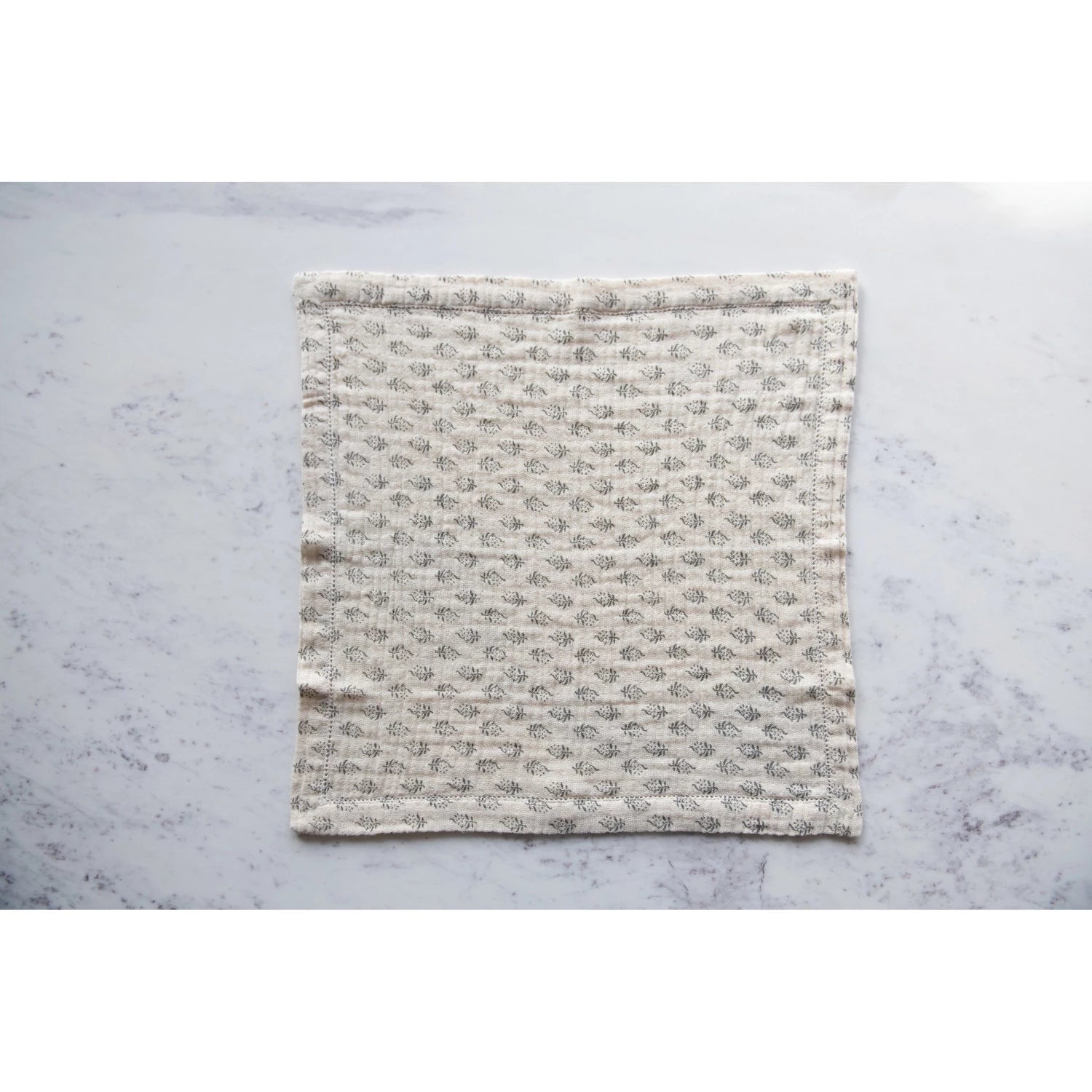 Napkins with Printed Floral Pattern - Set of 4