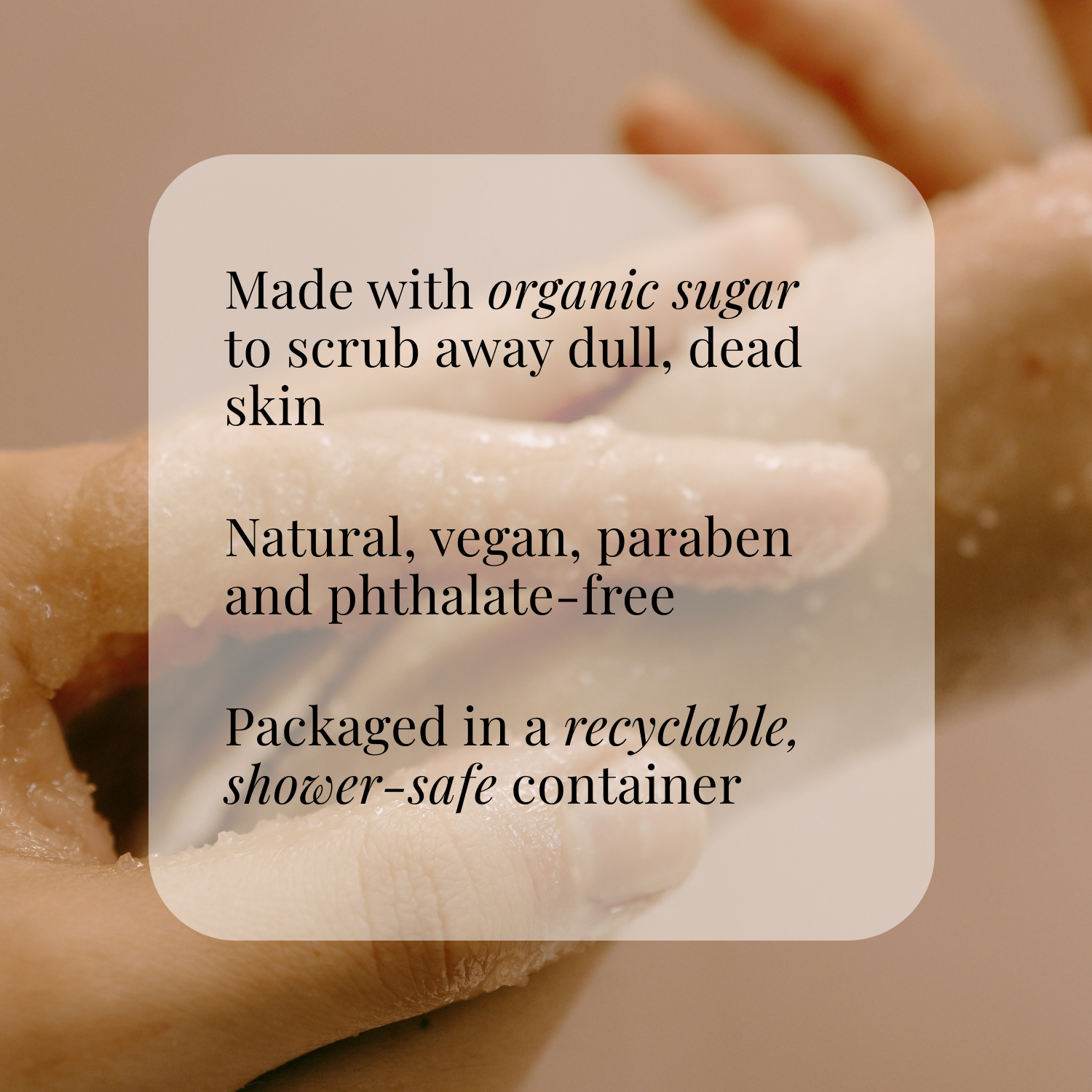 Sugary Skin Scrub