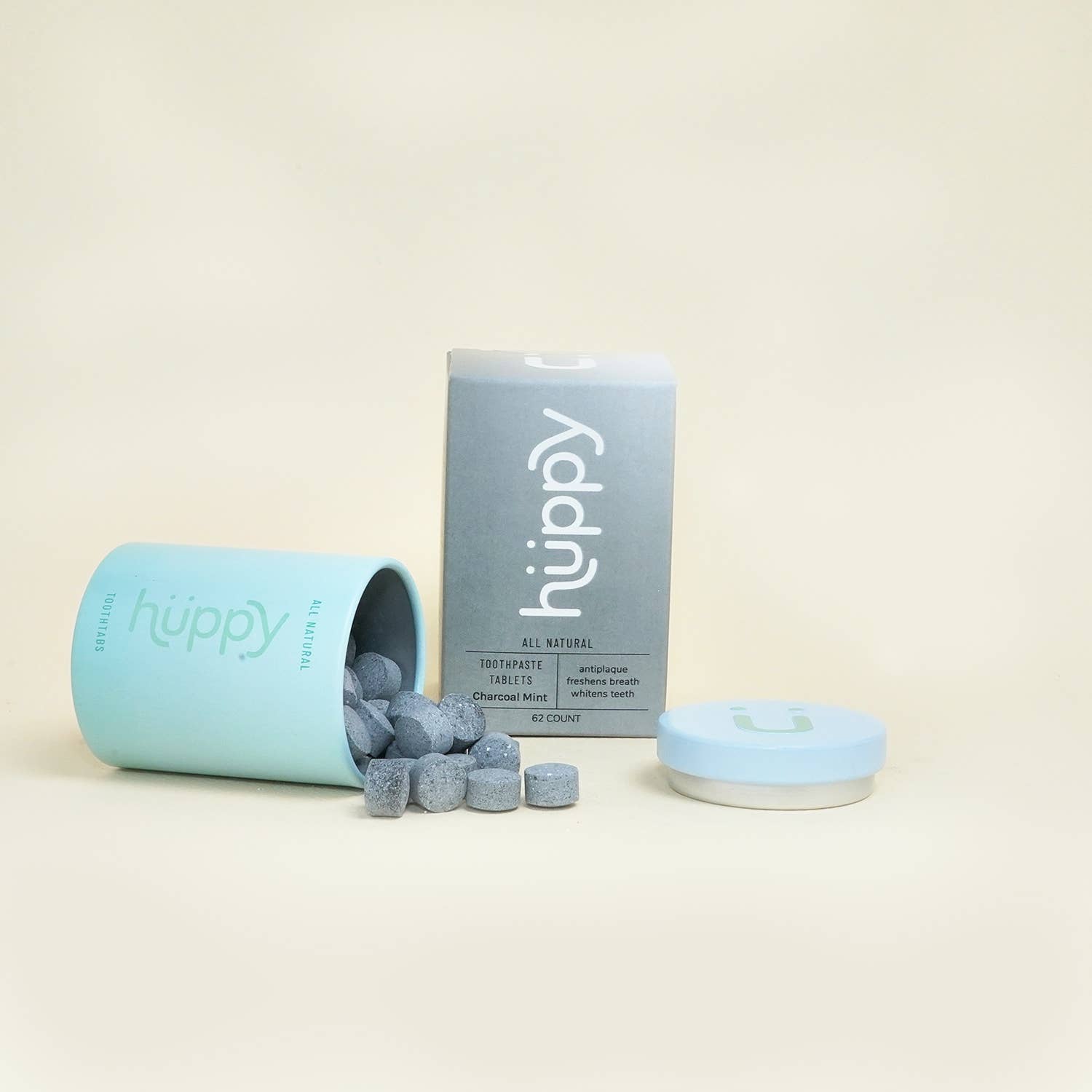 Toothpaste Tablets Tin - Charcoal Mint