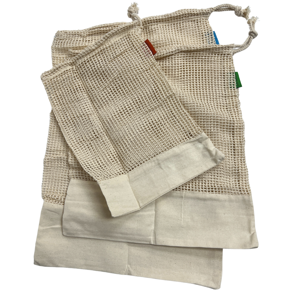 Organic Cotton Mesh Produce Bag Set