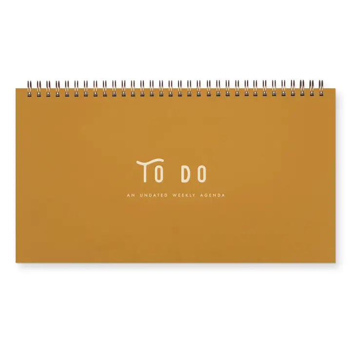 Desktop Undated Weekly Planner Journal