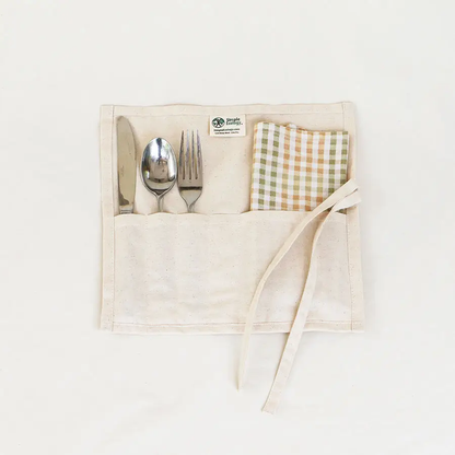 Organic Cotton Utensil Wrap