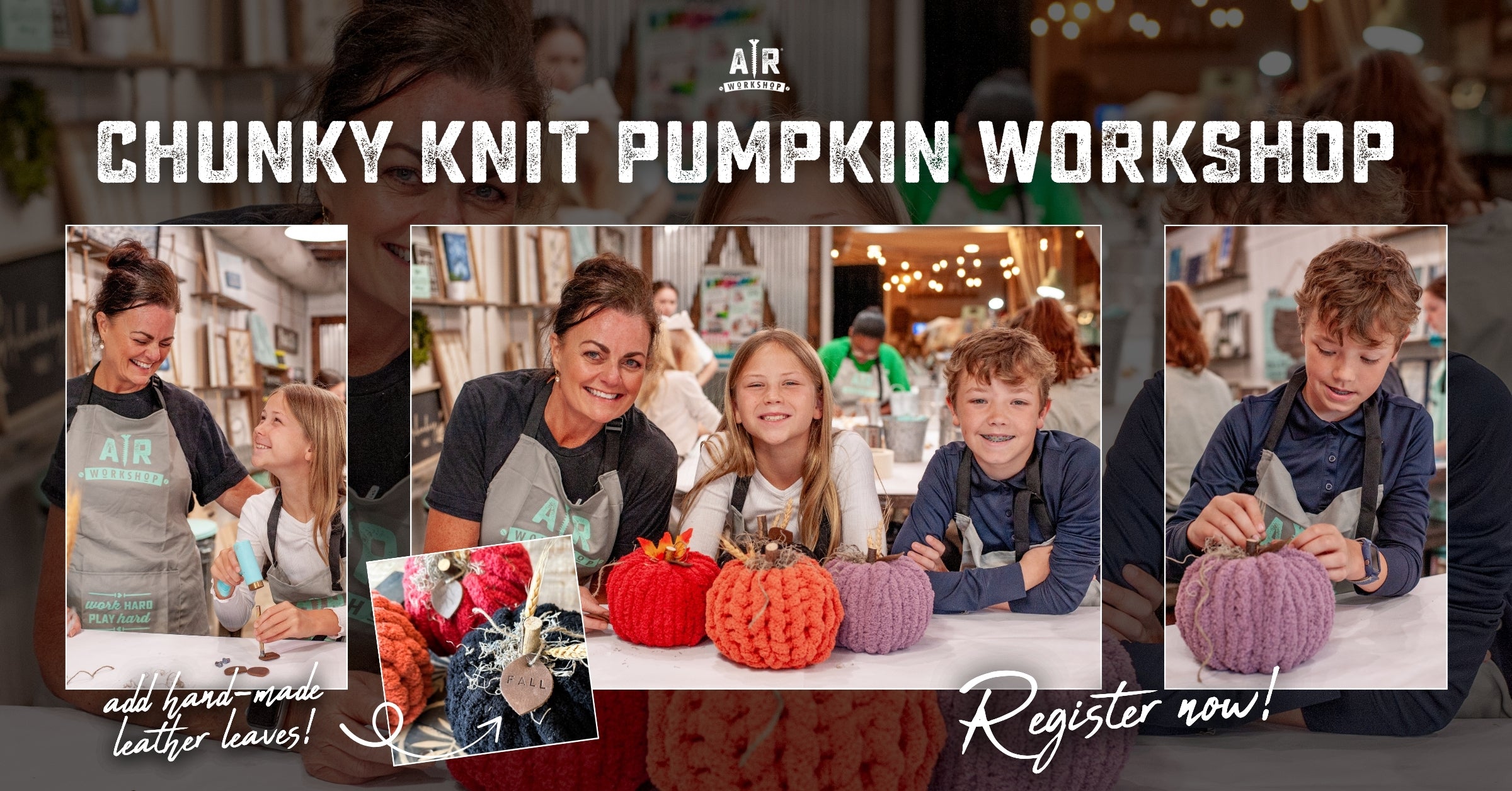 Chunky Knit Pumpkins - 11/1