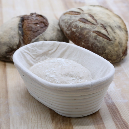 Oval Proofing Bread Basket With Liner