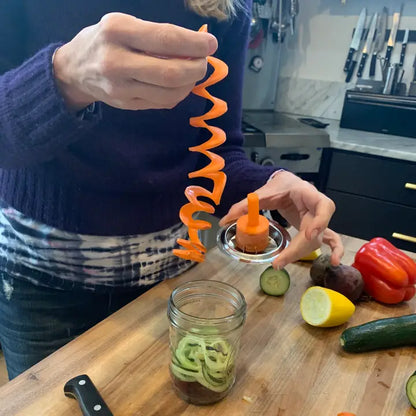 3 in 1 Spiralizer For Wide Mouth Mason Jar