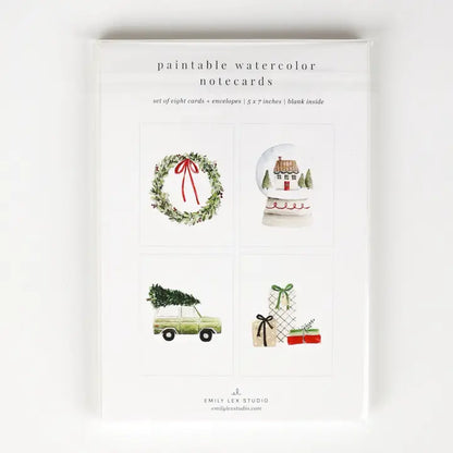 Paintable Notecard - Christmas Cheer