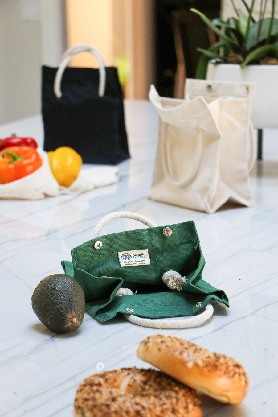 Organic Cotton Simple Lunch Sack