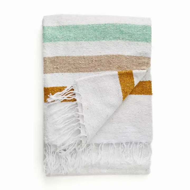 Sustainable Recycled Throw Blanket - Sol