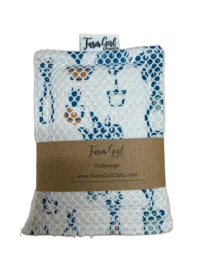 Washable and Reusable Sponges with Hemp Fleece