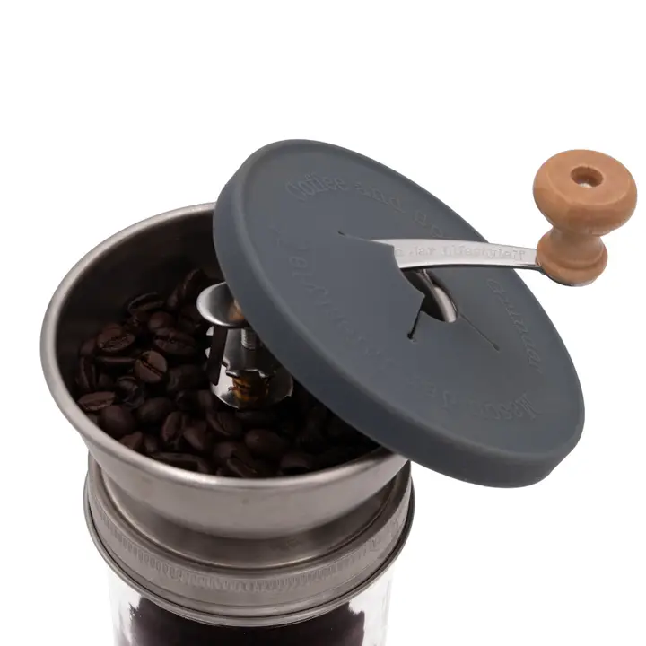 Coffee and Spice Grinder Lid For Mason Jars