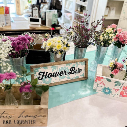 Boxes + Blooms + Flower Bar 5/10