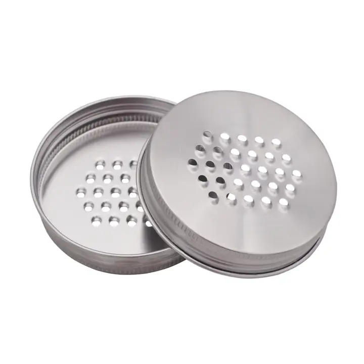 Grater / Shredder Lid For Mason Jars - Wide Mouth