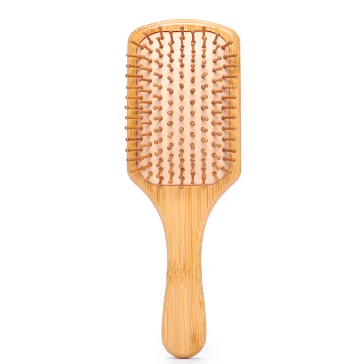 Bamboo Straight Tip Pin Hairbrush