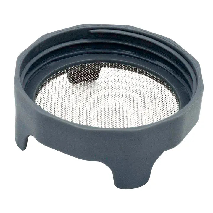 Rust Proof Sprouting Lid with Built-in Stand For Wide Mouth Mason Jar