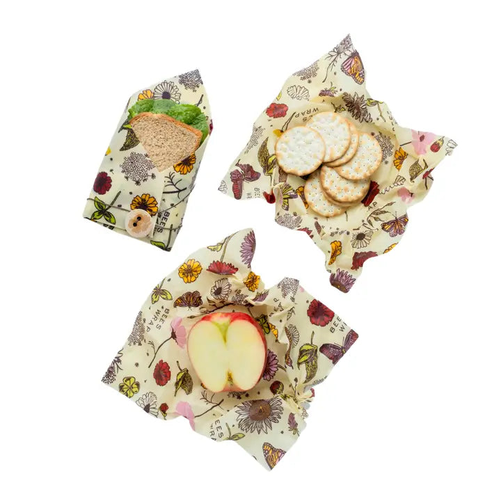 Reusable Wax Wrap - Lunch 3 Pack