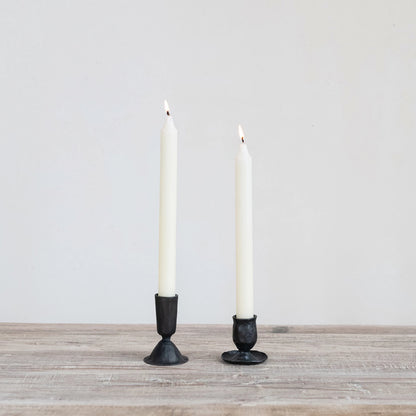 Hand Forged Cast Iron Taper Holder - Tall