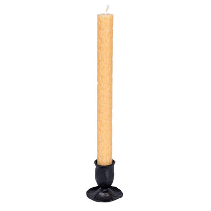 Hand Forged Cast Iron Taper Holder - Short