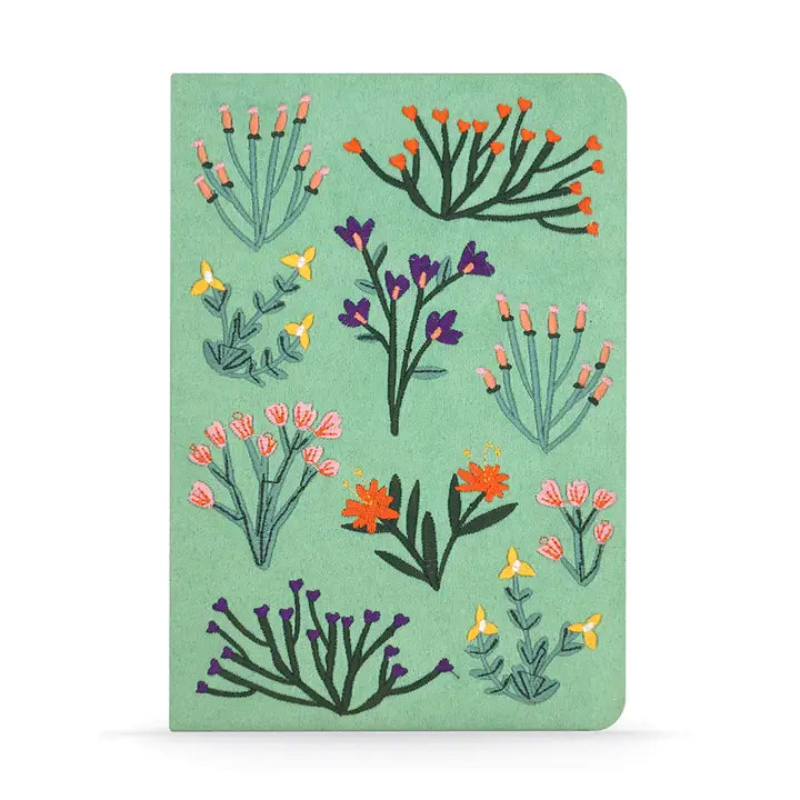Embroidered Journal - Petite Blooms