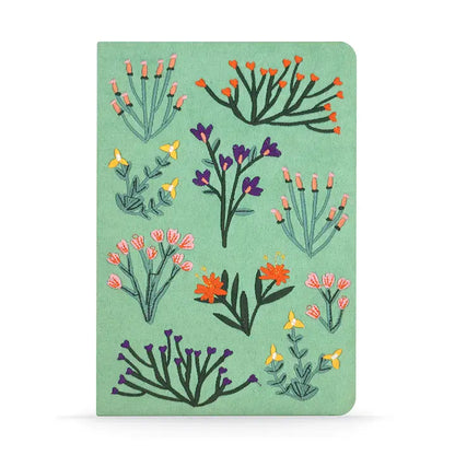 Embroidered Journal - Petite Blooms