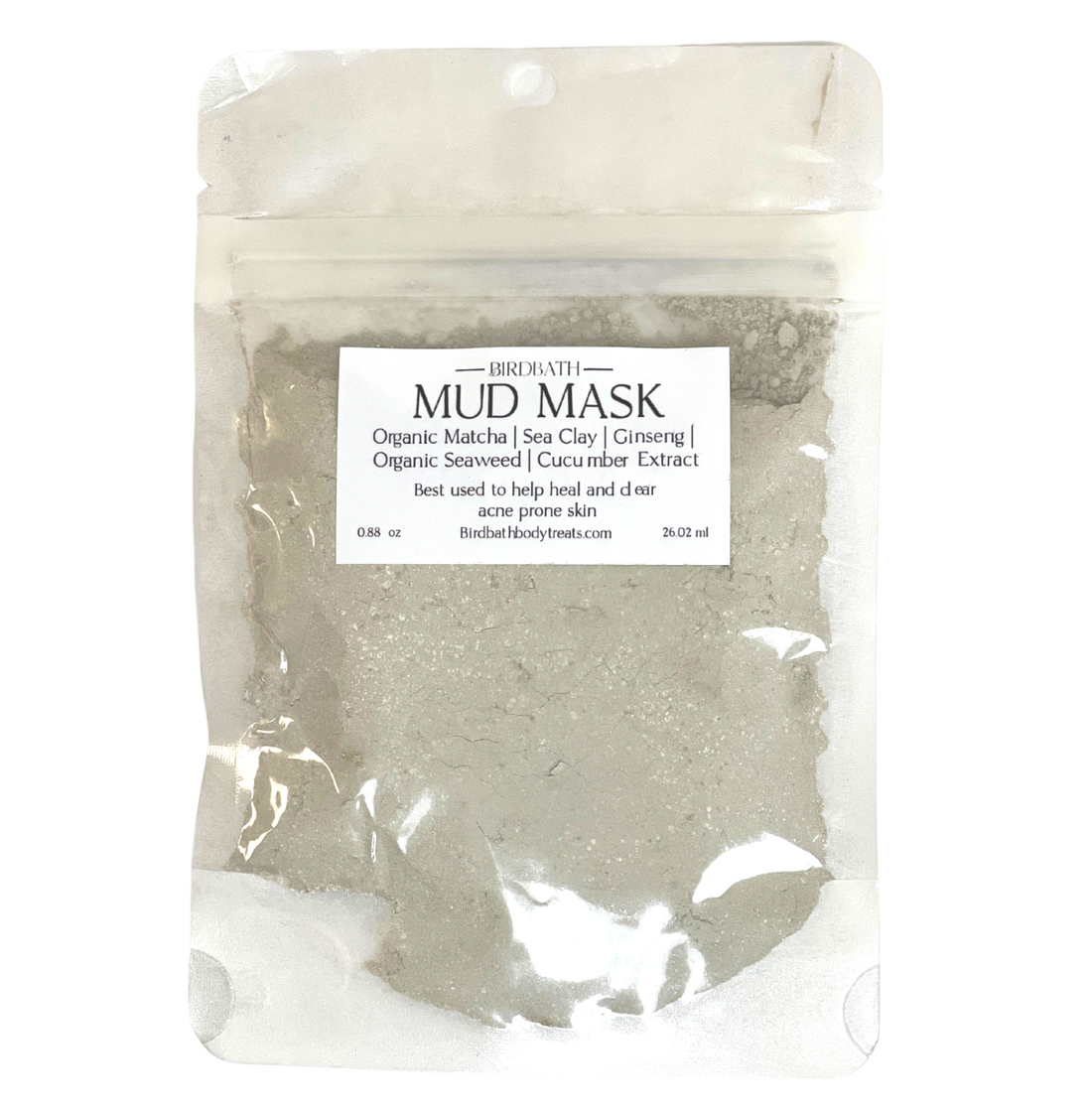 Organic Matcha Dry Mud Mask