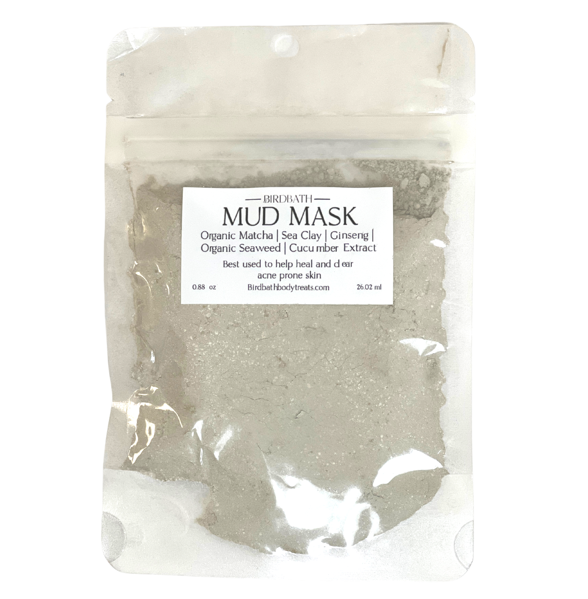 Organic Matcha Dry Mud Mask