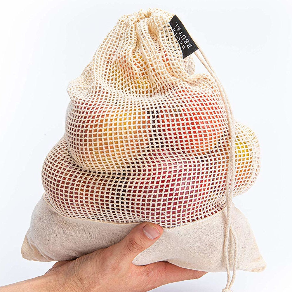 Organic Cotton Mesh Produce Bag Set