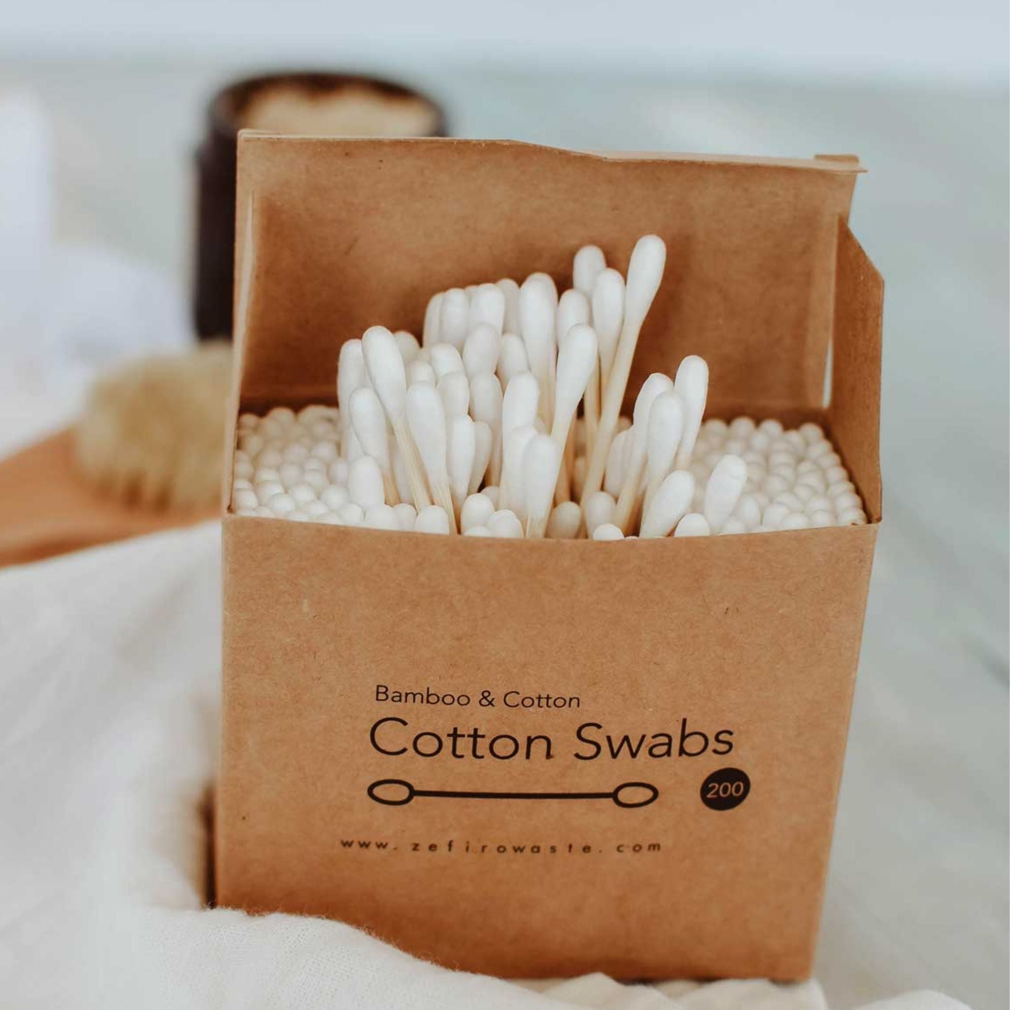 Bamboo Cotton Swabs